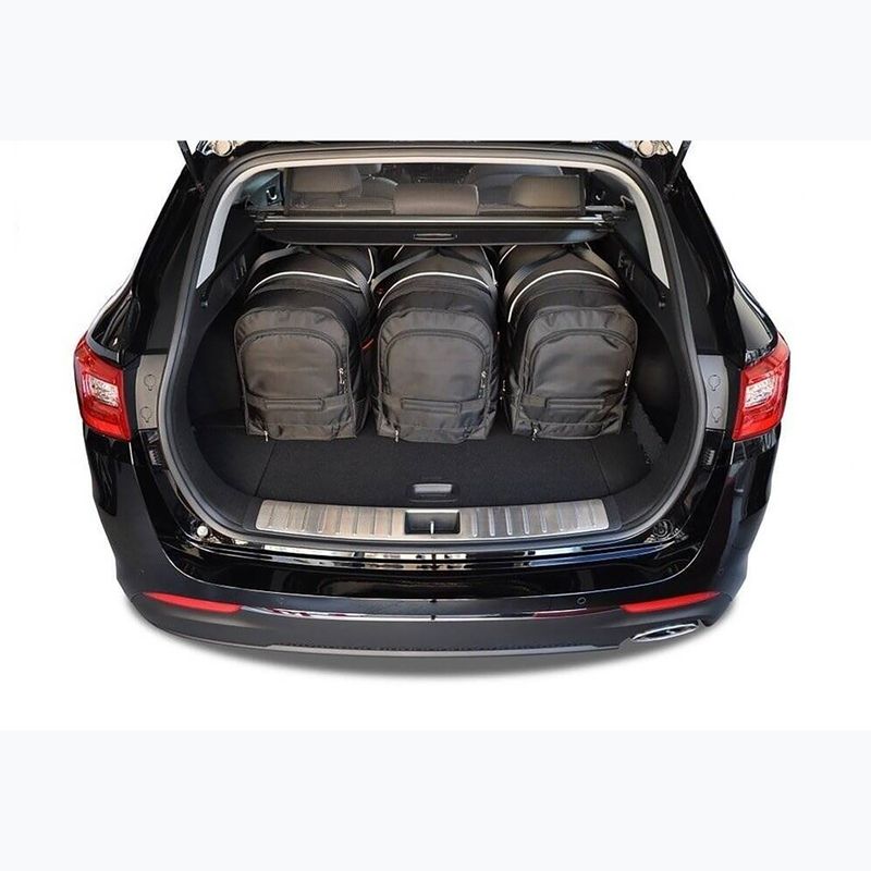 KJUST Kia Optima Kombi set di borse portabagagli 2016-2019 5 pezzi nero. 13
