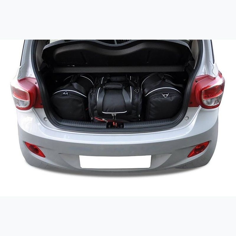 Set di borse bagagliaio KJUST Hyundai I10 2013-2020 4 pezzi nero 10