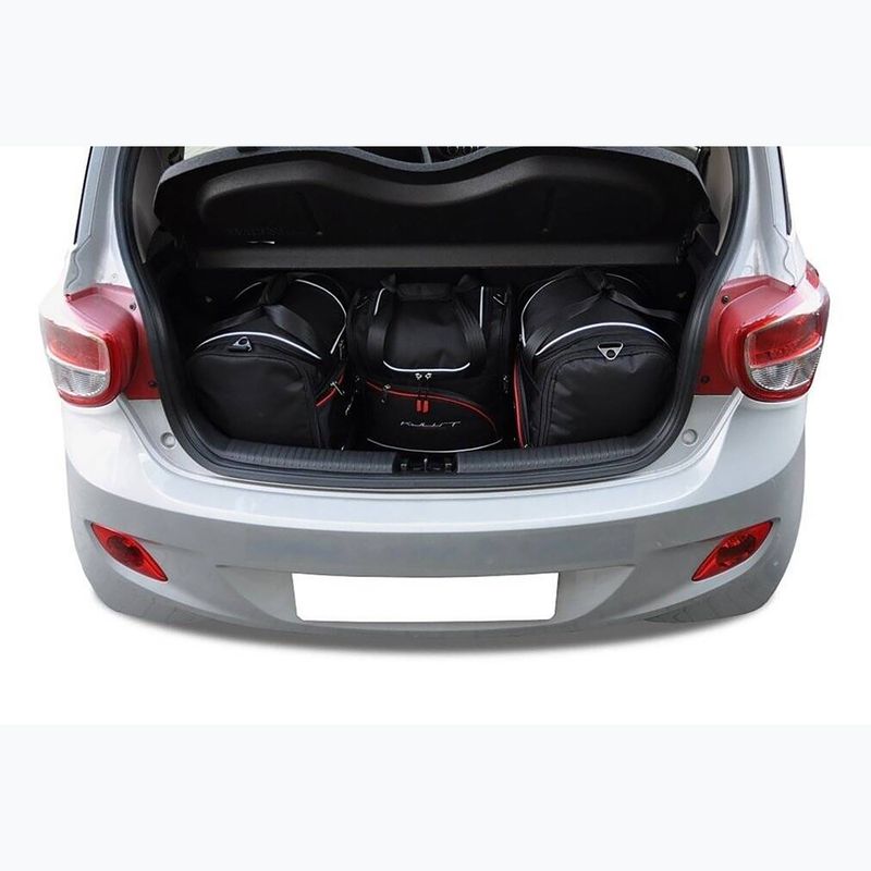 Set di borse bagagliaio KJUST Hyundai I10 2013-2020 4 pezzi nero 11