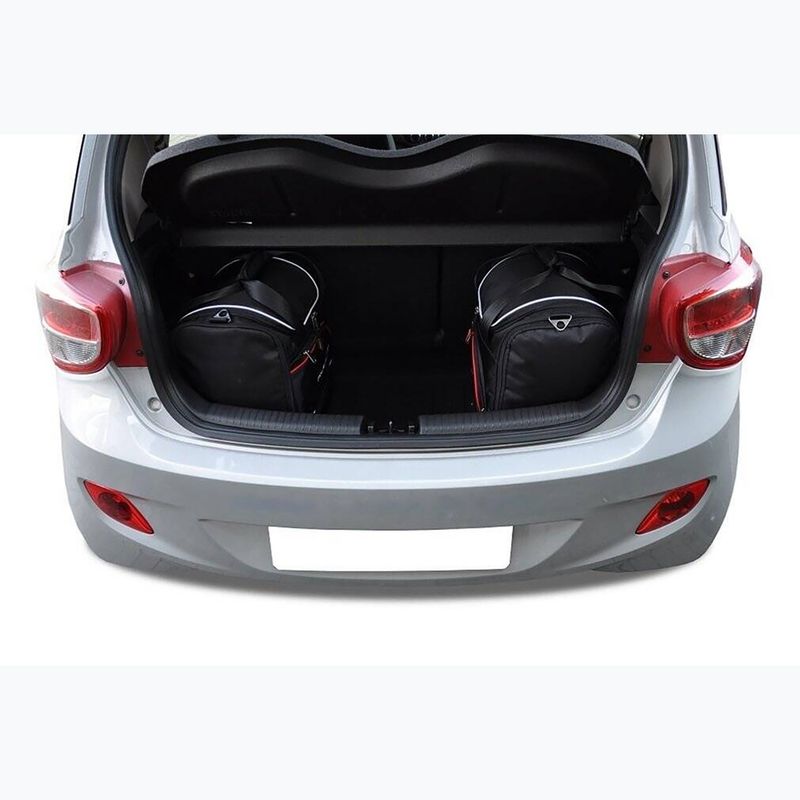 Set di borse bagagliaio KJUST Hyundai I10 2013-2020 4 pezzi nero 12