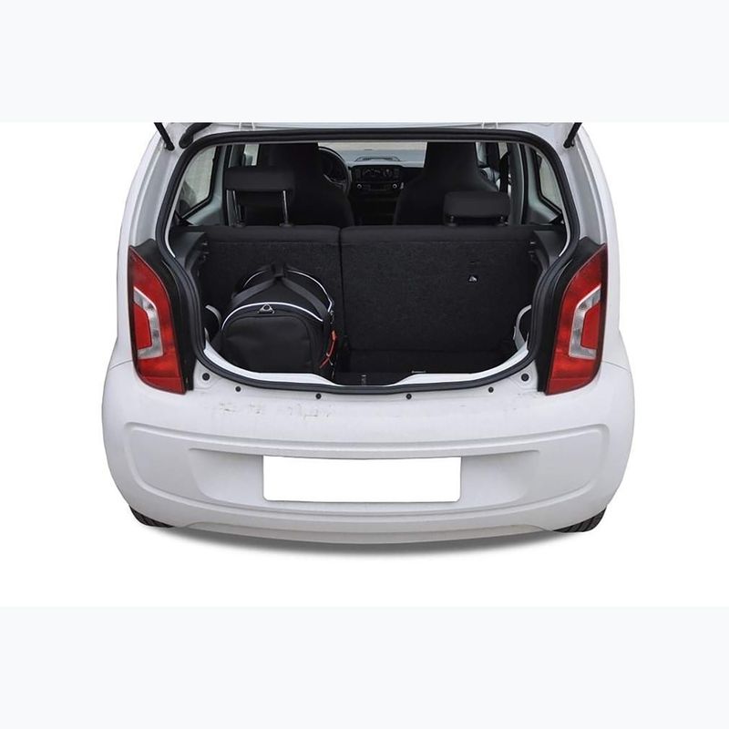 Set di borse per bagagliaio KJUST Volkswagen Up! 2011-2023 3 pezzi nero 12