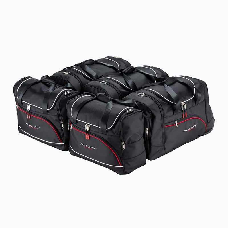 Set di borse per bagaglio KJUST Opel Astra Limousine 2012-2019 5 pezzi nero.