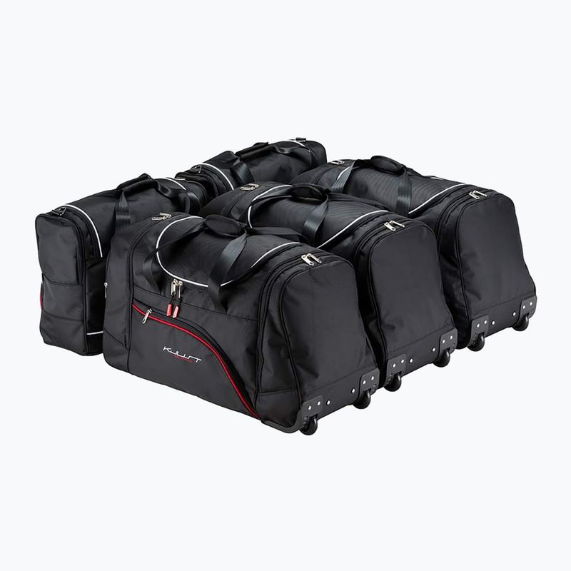 Set di borse per bagaglio KJUST Opel Astra Limousine 2012-2019 5 pezzi nero. 2