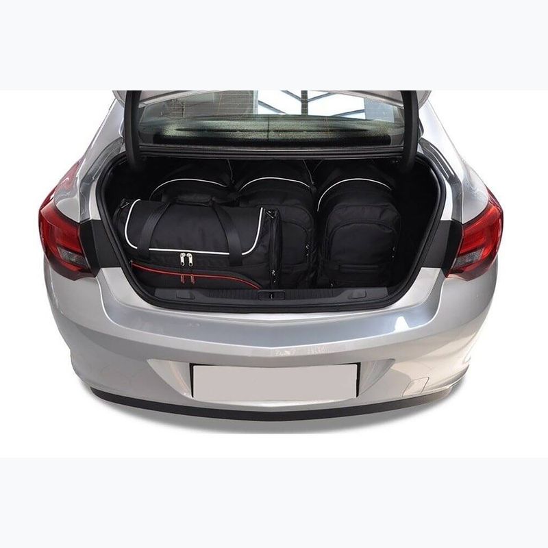 Set di borse per bagaglio KJUST Opel Astra Limousine 2012-2019 5 pezzi nero. 12