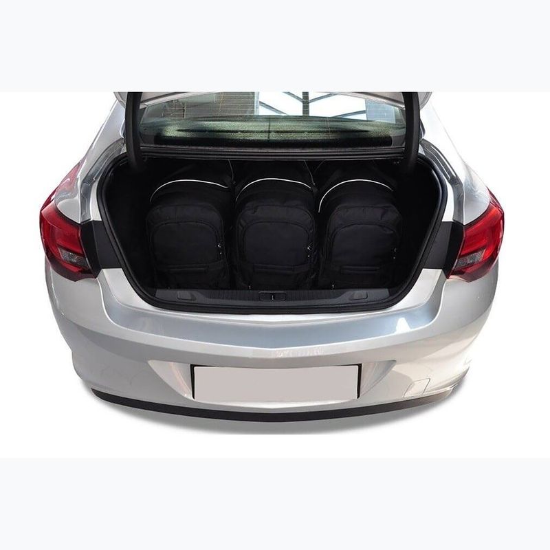 Set di borse per bagaglio KJUST Opel Astra Limousine 2012-2019 5 pezzi nero. 13