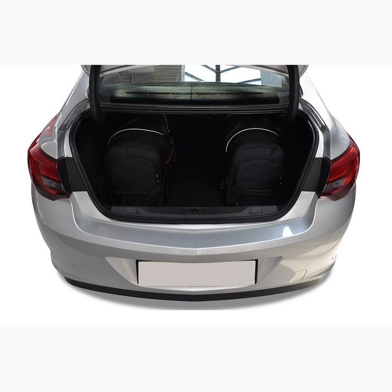 Set di borse per bagaglio KJUST Opel Astra Limousine 2012-2019 5 pezzi nero. 14