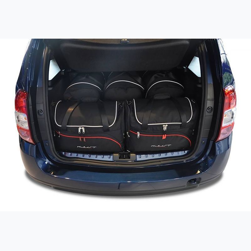 KJUST Set di borse per bagagliaio Dacia Duster 2010-2017 5 pezzi nero 15