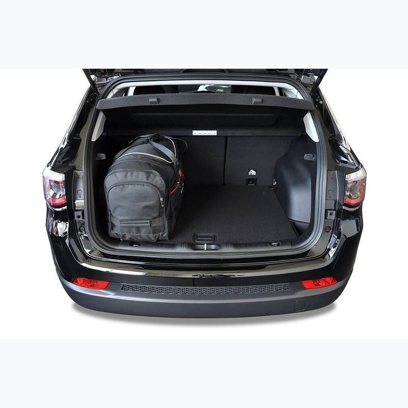 KJUST Jeep Compass 2017+ set di 4 pezzi neri per portapacchi 21