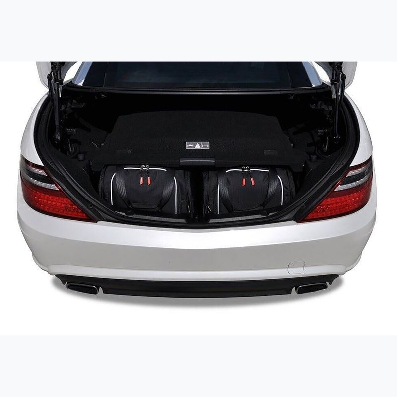 KJUST Mercedes-Benz Slk 2011-2015 set di borse per il bagagliaio 2 pezzi nero 13