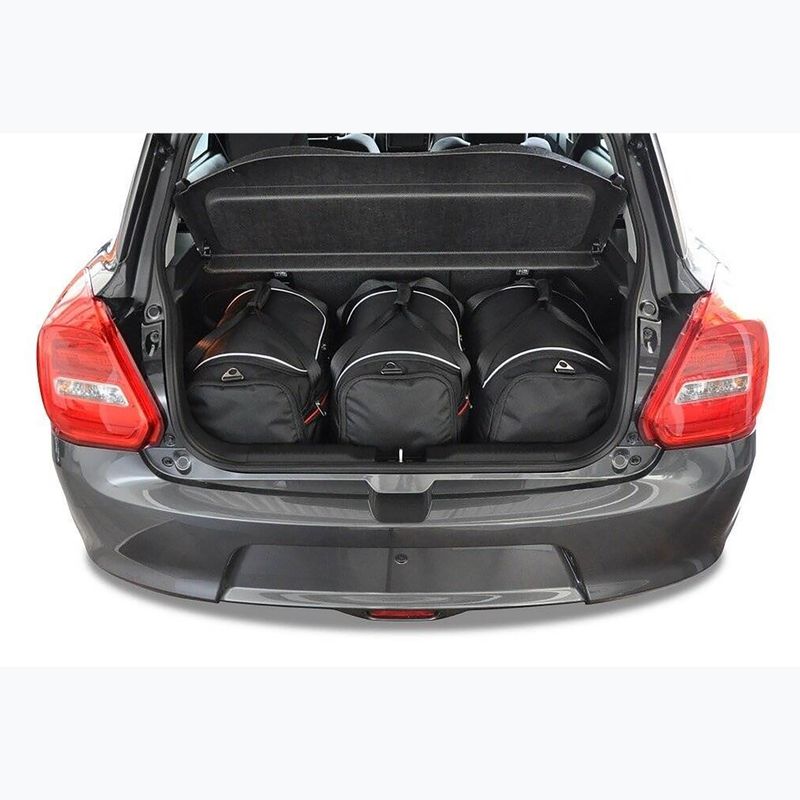 KJUST Suzuki Swift 2017+ 3 set di borse portapacchi nero. 10