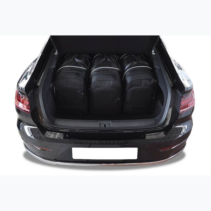 Set di borse portabagagli KJUST Volkswagen Arteon 2017+ 5 pezzi nero. 13