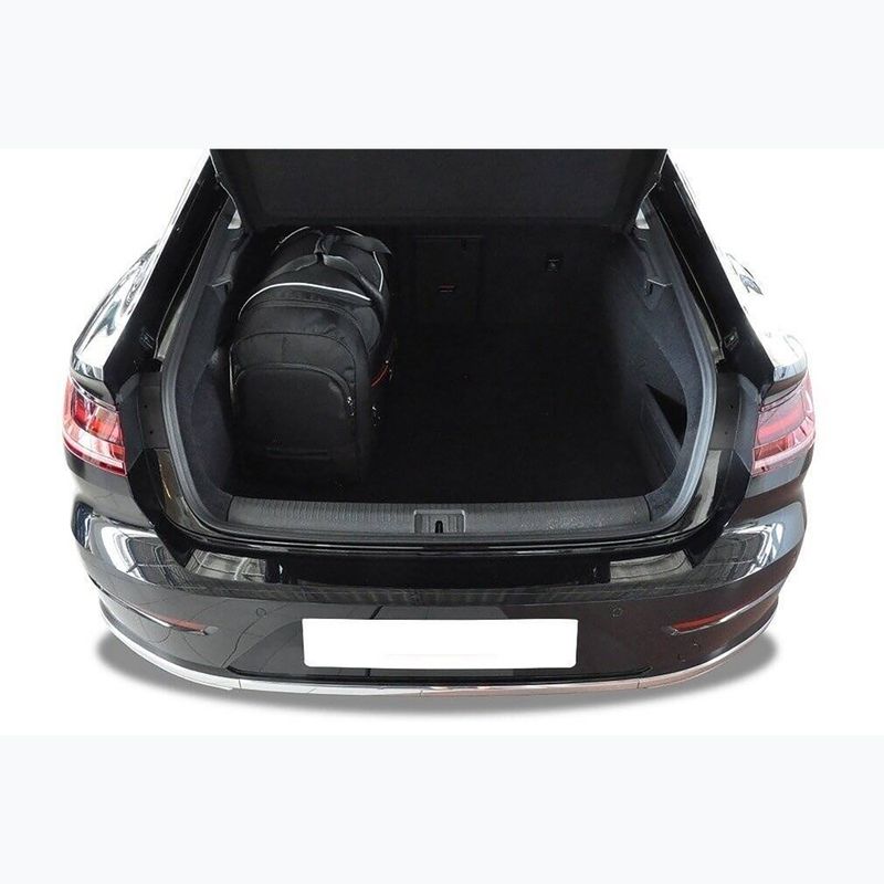 Set di borse portabagagli KJUST Volkswagen Arteon 2017+ 5 pezzi nero. 15