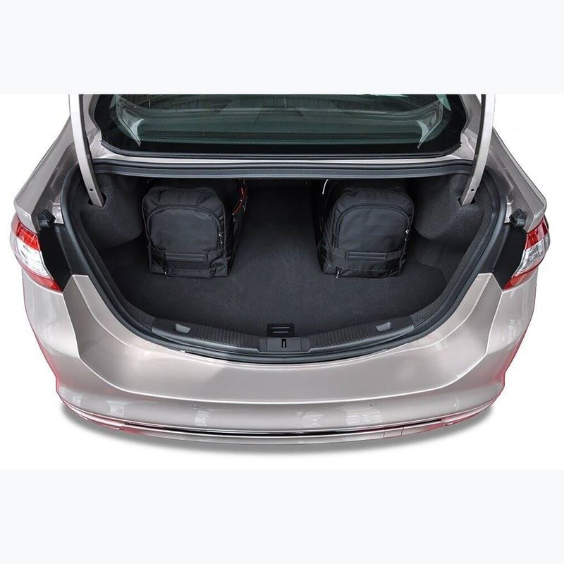 KJUST Ford Mondeo Limousine 2014-2021 set di borse per bagagliaio 5 pezzi nero 18