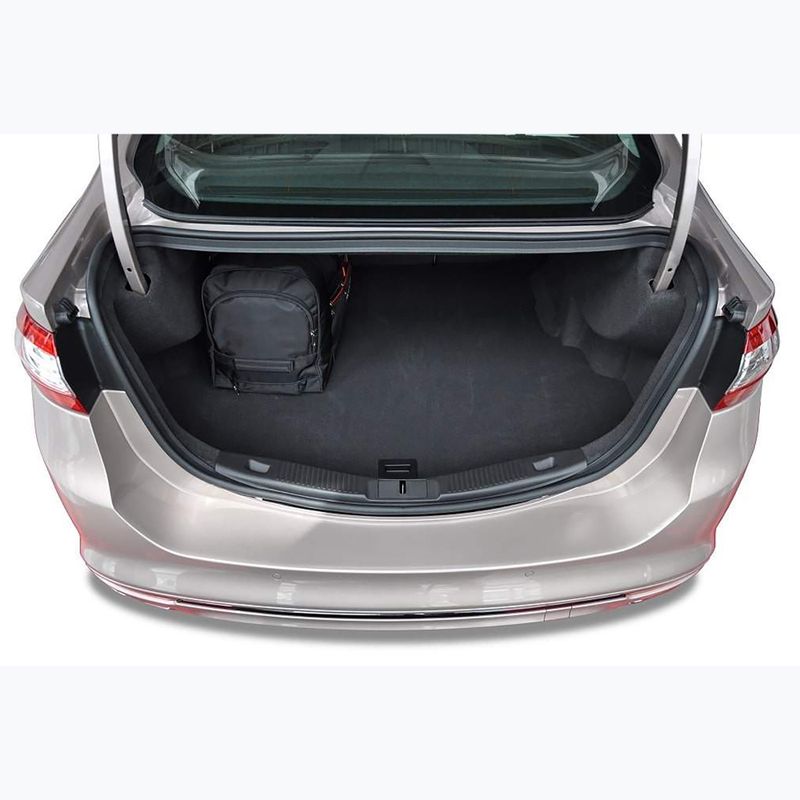 KJUST Ford Mondeo Limousine 2014-2021 set di borse per bagagliaio 5 pezzi nero 19