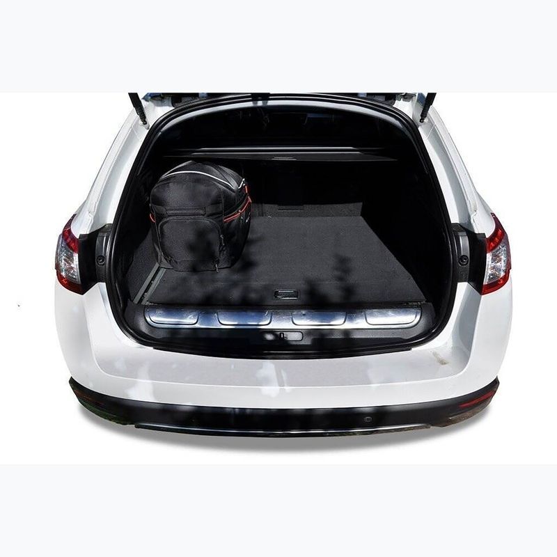 Set di borse portabagagli KJUST Peugeot 508 Rhx 2012-2014 5 pezzi nero. 16