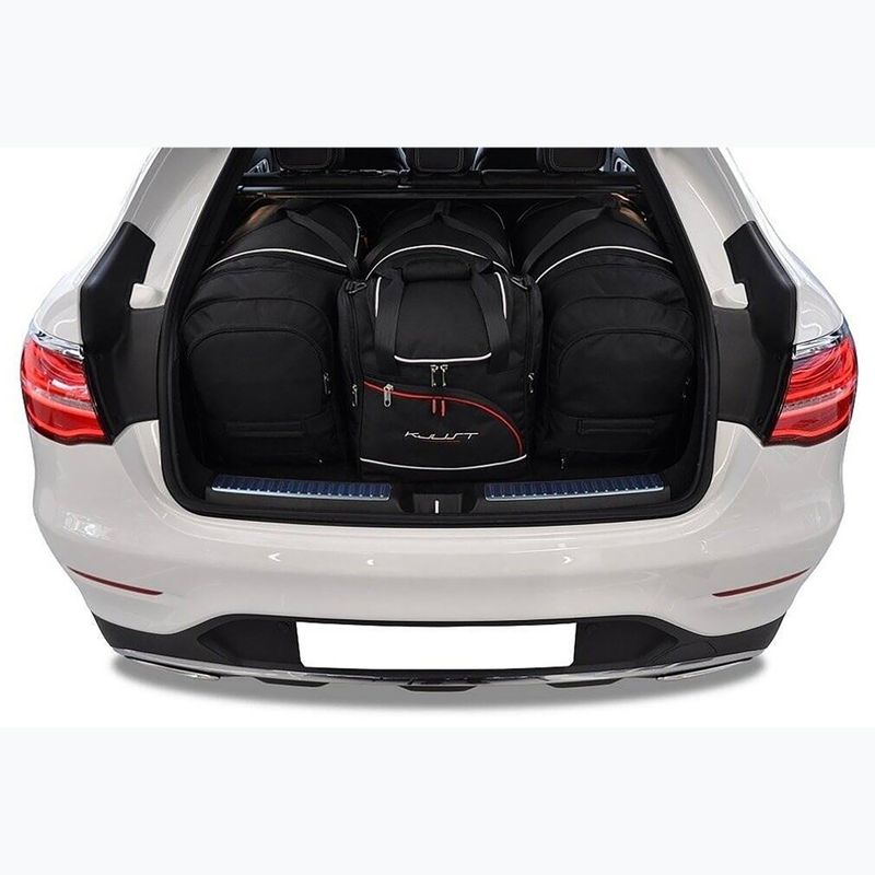 KJUST Mercedes-Benz Glc Coupé 2016-2022 Set di borse per il bagaglio 4 pezzi nero 14