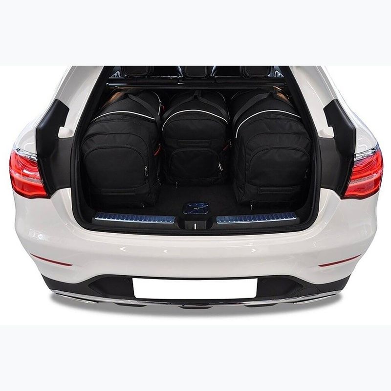 KJUST Mercedes-Benz Glc Coupé 2016-2022 Set di borse per il bagaglio 4 pezzi nero 15