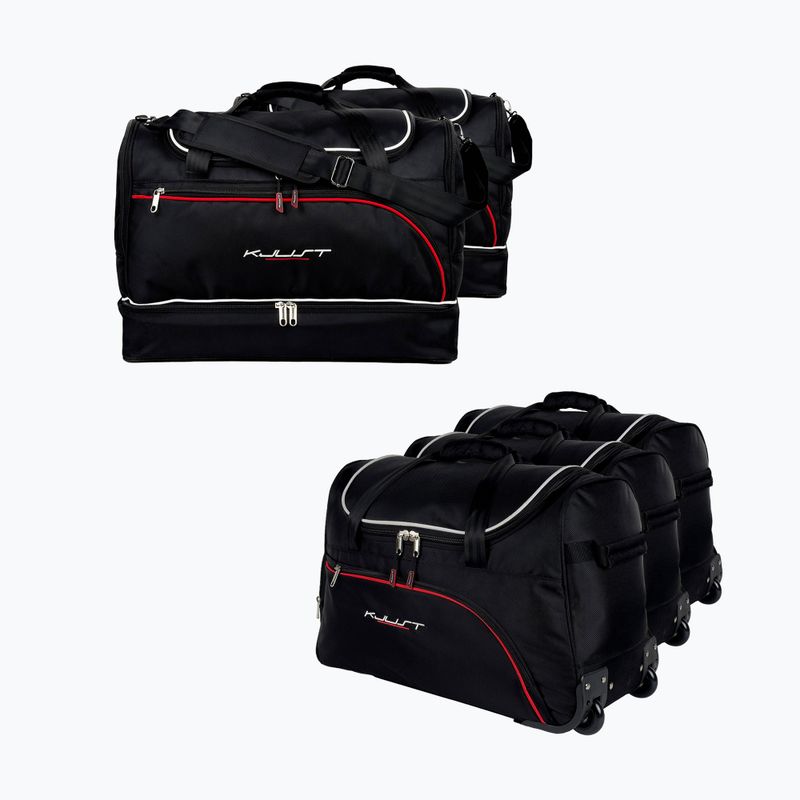 Set di borse per bagagliaio KJUST Renault Espace 2002-2014 5 pezzi nero.