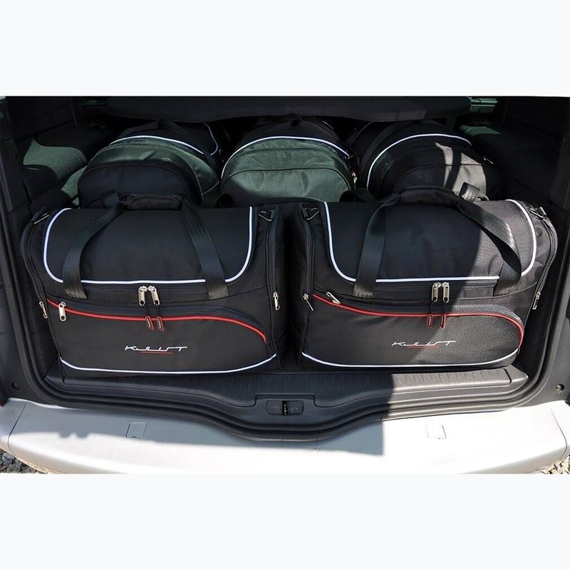 Set di borse per bagagliaio KJUST Renault Espace 2002-2014 5 pezzi nero. 10