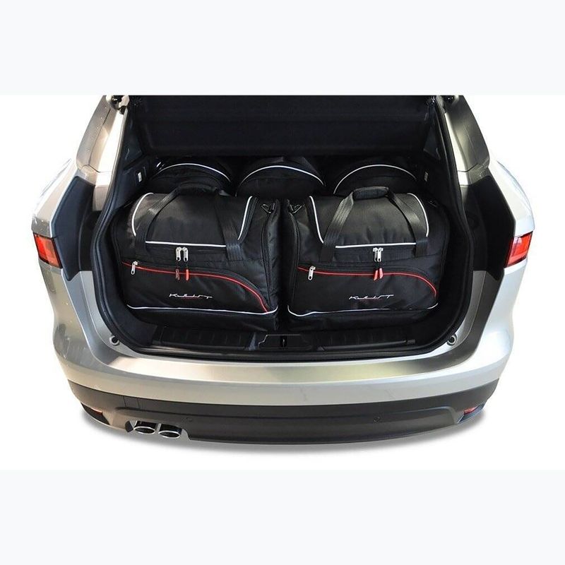 KJUST Jaguar F-Pace 2015+ 5 set di borse portapacchi nero 16