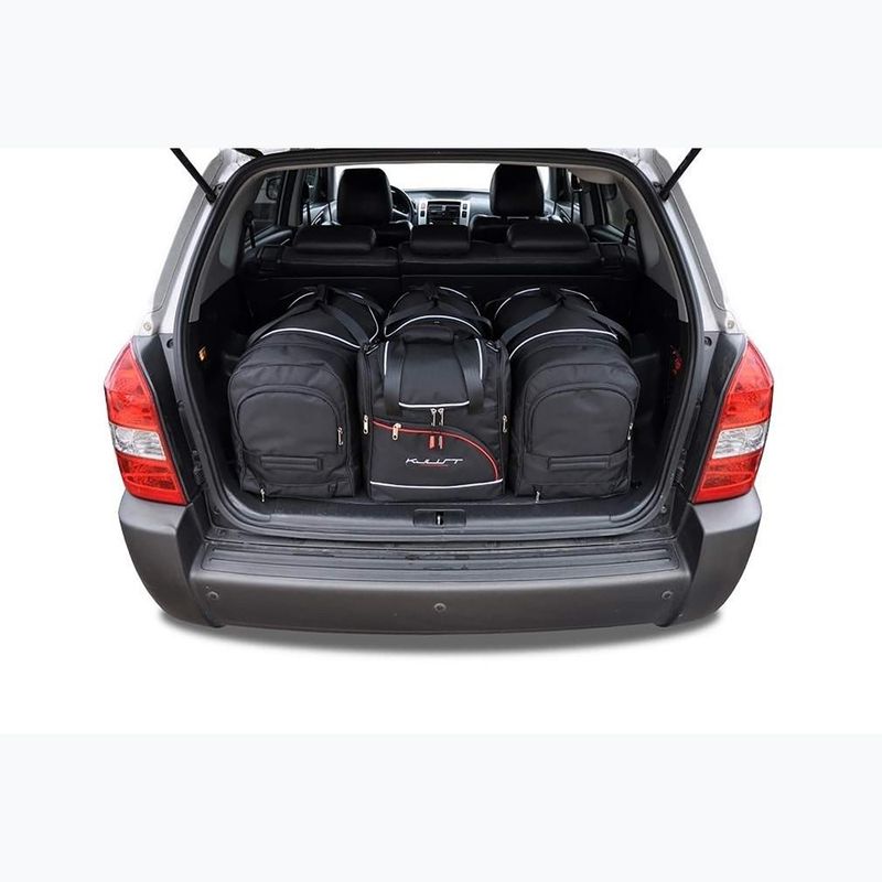 KJUST set borsa bagagliaio Hyundai Tucson 2004-2010 4 pezzi nero 16