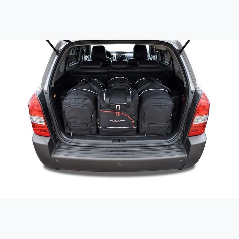 KJUST set borsa bagagliaio Hyundai Tucson 2004-2010 4 pezzi nero 15