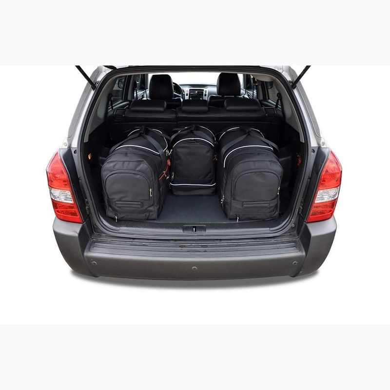 KJUST set borsa bagagliaio Hyundai Tucson 2004-2010 4 pezzi nero 16