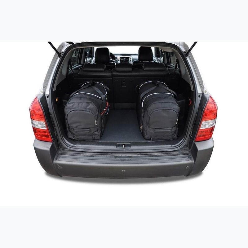 KJUST set borsa bagagliaio Hyundai Tucson 2004-2010 4 pezzi nero 17