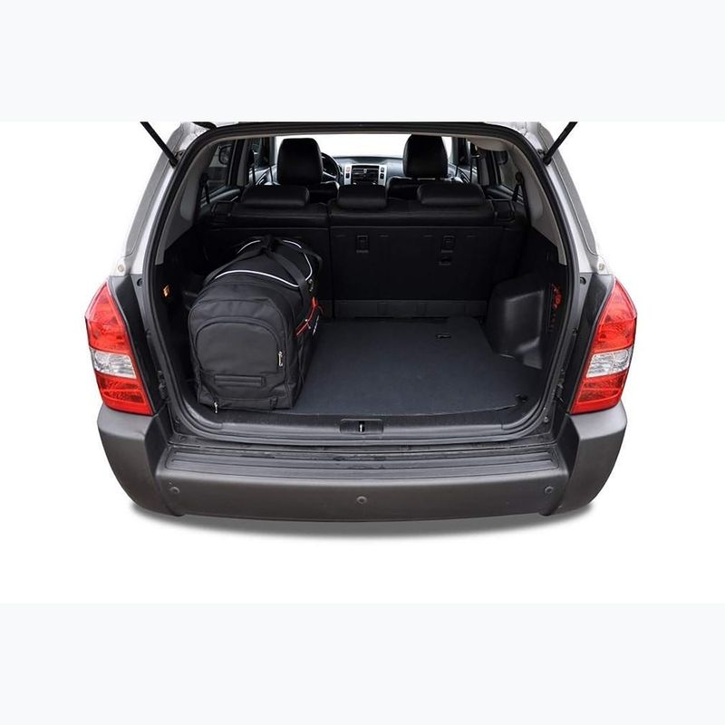 KJUST set borsa bagagliaio Hyundai Tucson 2004-2010 4 pezzi nero 18