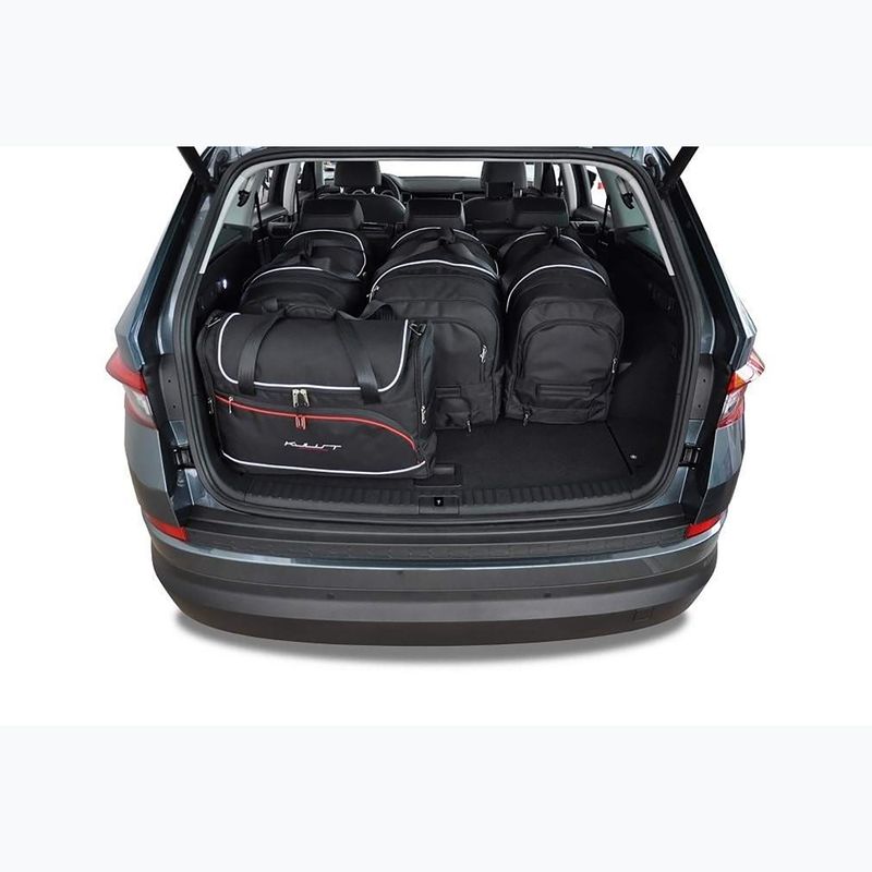 KJUST Skoda Kodiaq set di borse da bagagliaio 2016-2023 5 pezzi nero. 12