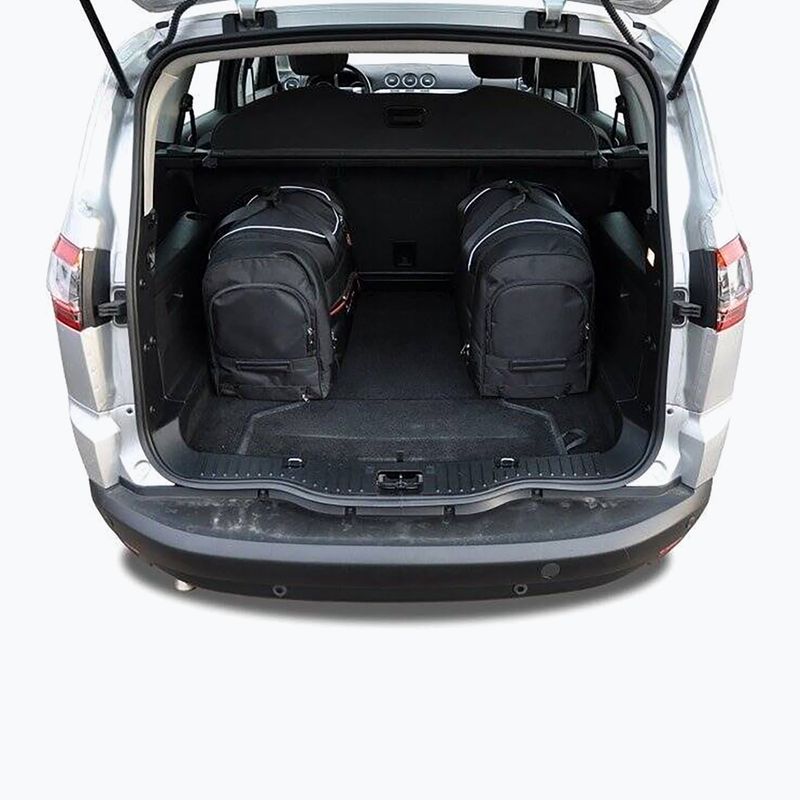 KJUSK Set di borse per bagagliaio Ford S-Max 2006-2015 5 pezzi nero 18
