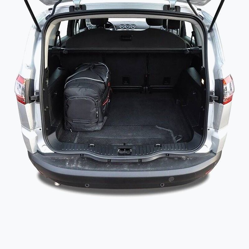 KJUST Ford S-Max set di borse per bagagliaio 2006-2015 5 pezzi nero 18