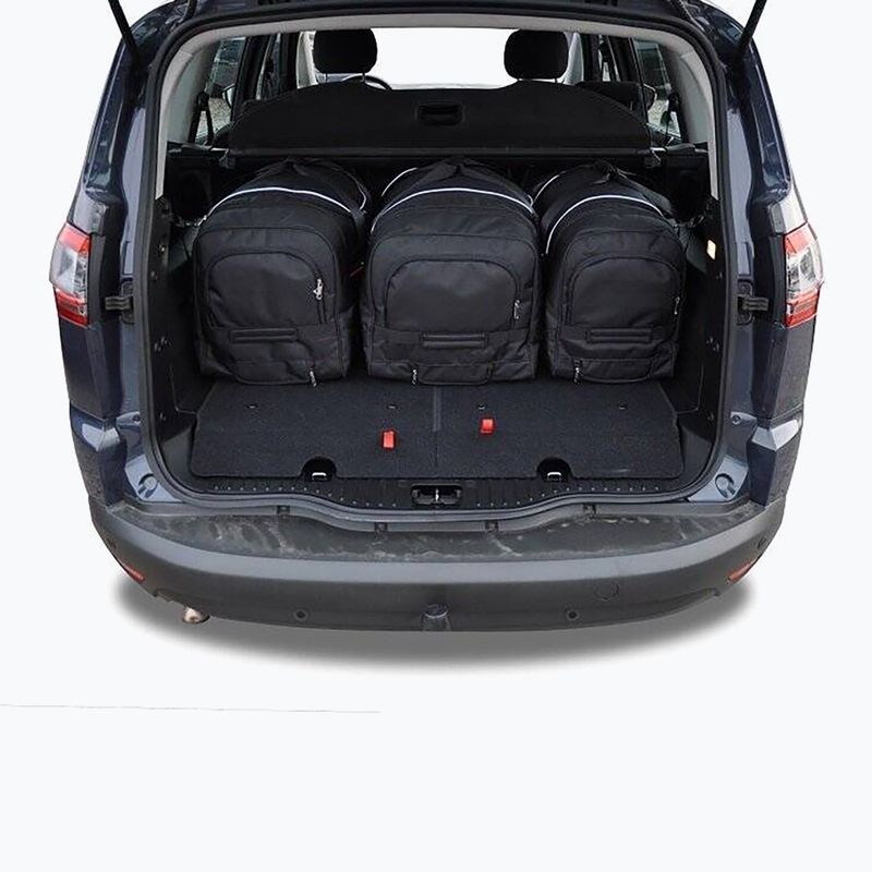 KJUST Ford S-Max set di borse per bagagliaio 2006-2015 5 pezzi nero 17
