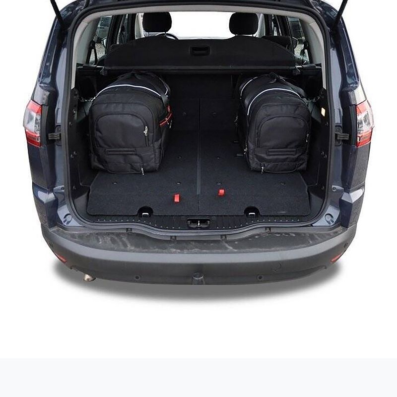 KJUST Ford S-Max set di borse per bagagliaio 2006-2015 5 pezzi nero 18