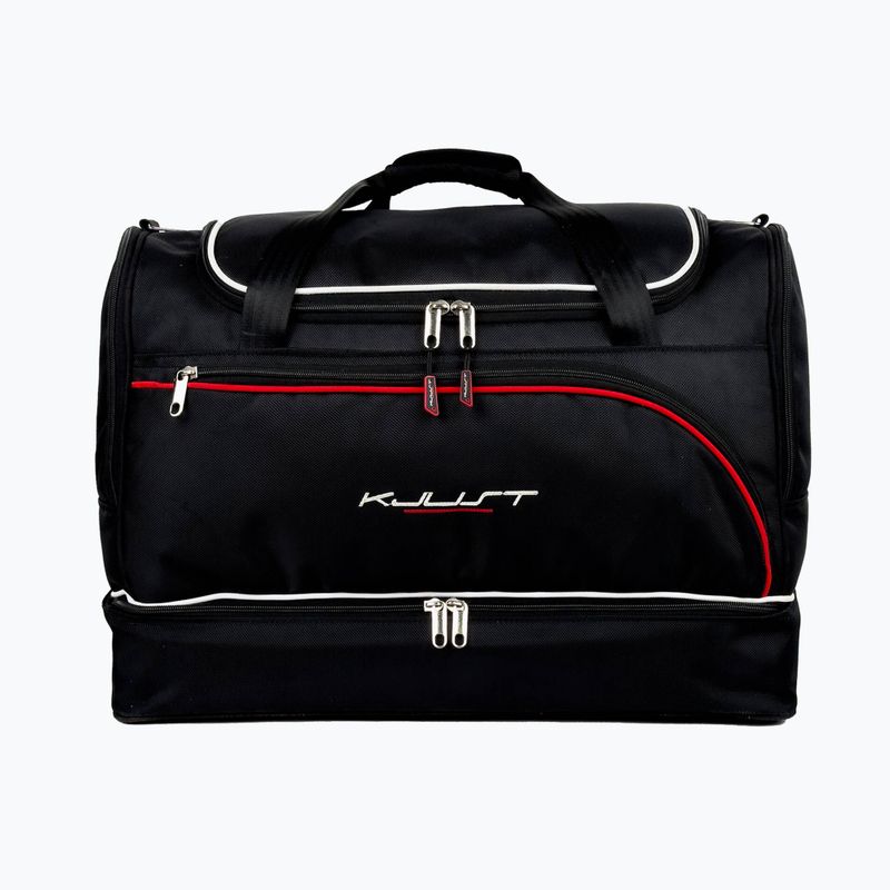 KJUST Audi A8 2017+ set di borse portabagagli 4 pezzi nero 5