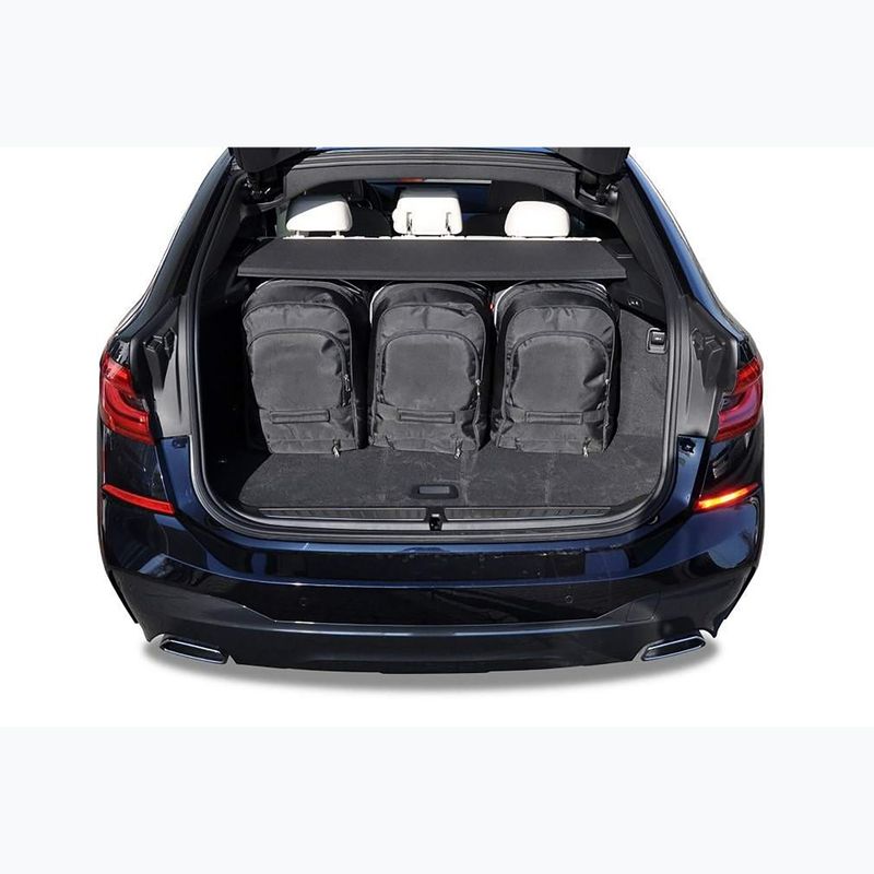 KJUST BMW 6 Gran Turismo set borse bagagliaio 2017+ 5 pezzi nero 16