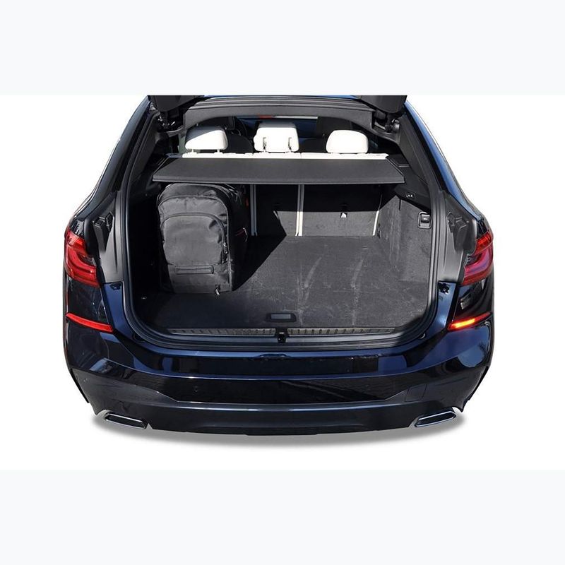KJUST BMW 6 Gran Turismo set borse bagagliaio 2017+ 5 pezzi nero 18