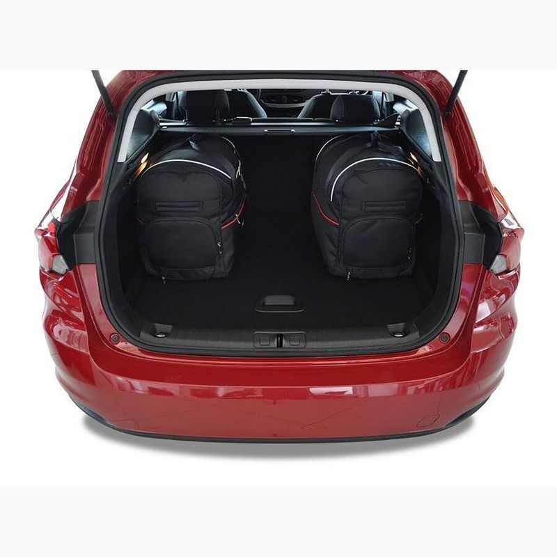 Set di borse portabagagli KJUST Fiat Tipo Sw 2016+ 5 pezzi nero 19