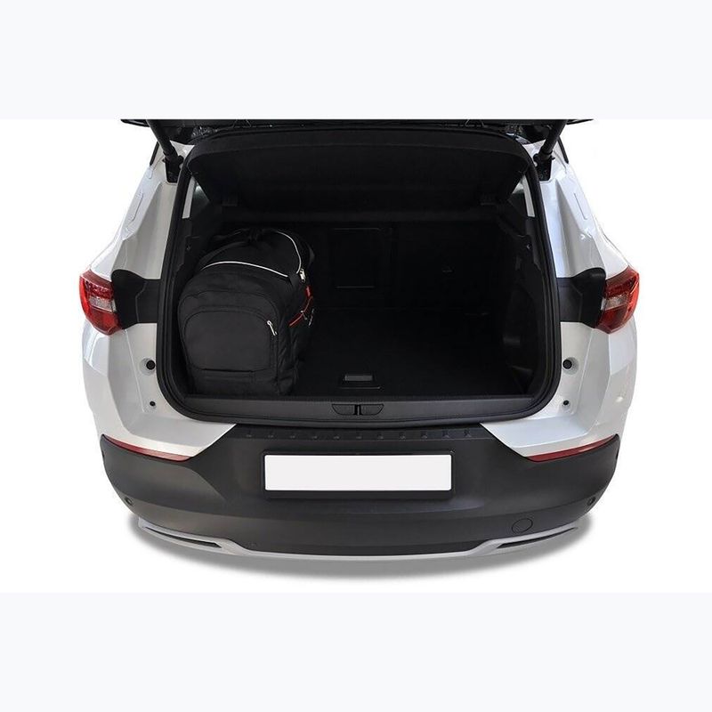 KJUST Set di borse per il bagaglio Opel Grandland X 2017+ 4 pezzi nero. 15