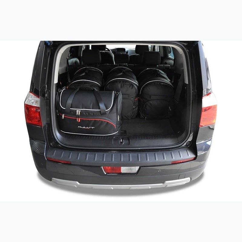 KJUST Chevrolet Orlando set di borse per bagagliaio 2010-2018 5 pezzi nero 15