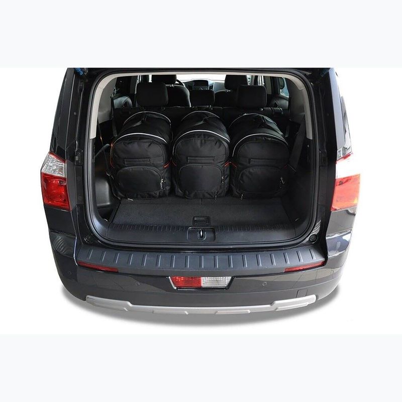 KJUST Chevrolet Orlando set di borse per bagagliaio 2010-2018 5 pezzi nero 16