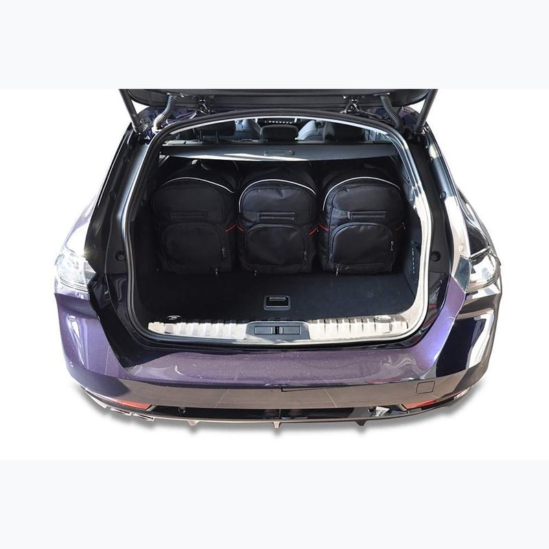 Set di borse portabagagli KJUST Peugeot 508 Sw 2018+ 5 pezzi nero. 13