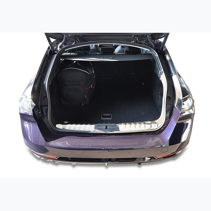 Set di borse portabagagli KJUST Peugeot 508 Sw 2018+ 5 pezzi nero. 15