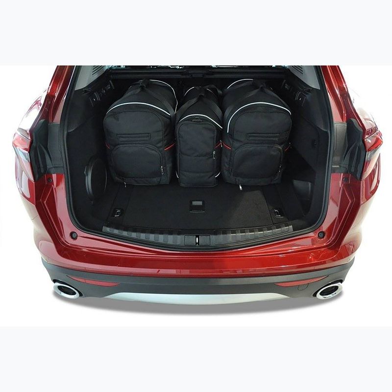 KJUST Alfa Romeo Stelvio 2017+ 5 set di borse portapacchi nero. 17