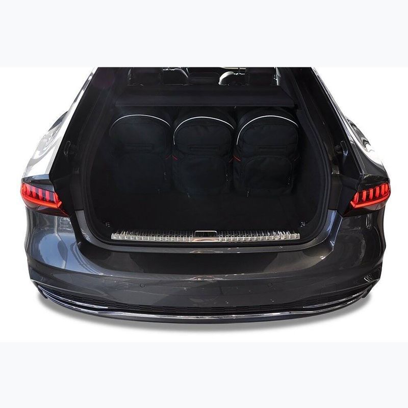KJUST Audi A7 set borse bagagliaio 2017+ 5 pezzi nero 18