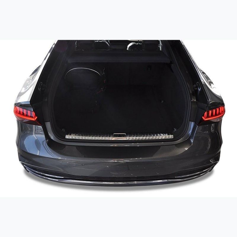 KJUST Audi A7 set borse bagagliaio 2017+ 5 pezzi nero 20