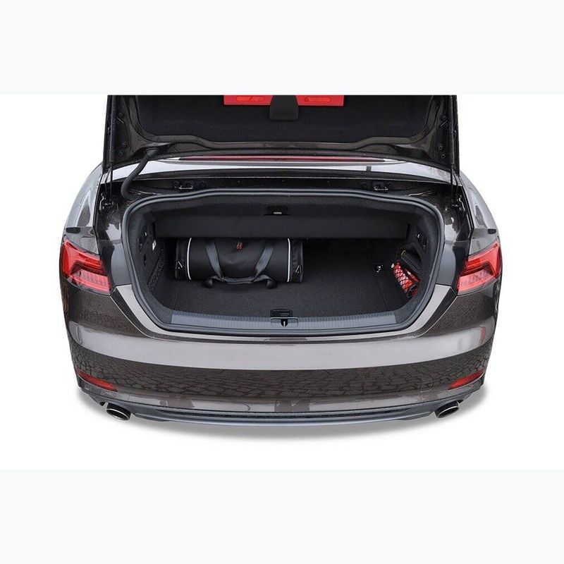 KJUST Audi A5 Cabrio 2017-2018 set di borse per il bagagliaio 4 pezzi nero 16