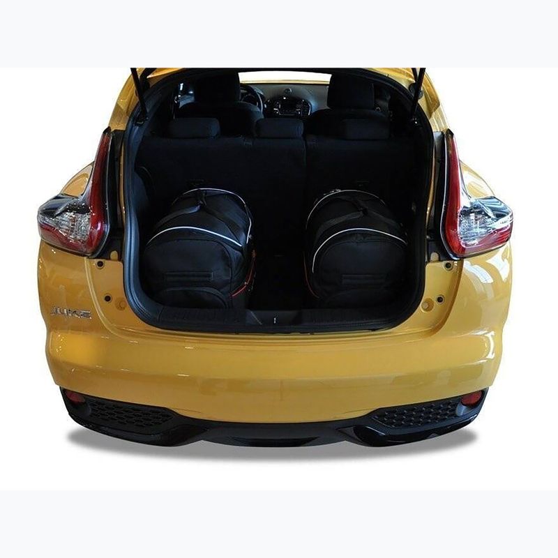 KJUST Nissan Juke 2010-2019 set di borse per bagagliaio 3 pezzi nero. 13