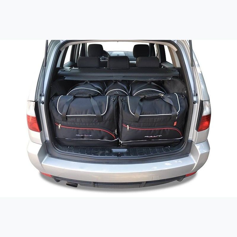KJUST BMW X3 set borse bagagliaio 2003-2010 5 pezzi nero 12