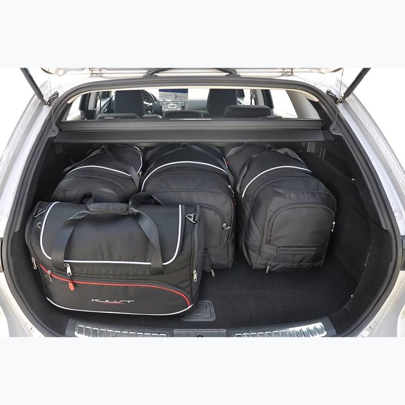 KJUST Mazda 6 station wagon set di borse per il bagaglio 2007-2012 5 pezzi nero 13